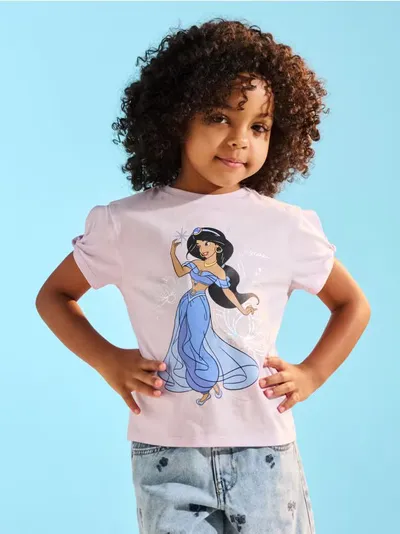Pamučna majica s printom Disney Princess Jasmine