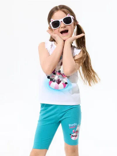 Pamučne biciklističke hlače sa štampom Gabby's Dollhouse