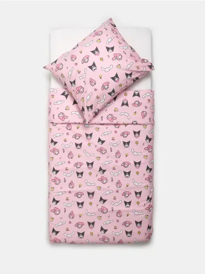 Set posteljine od pamuka Hello Kitty and Friends