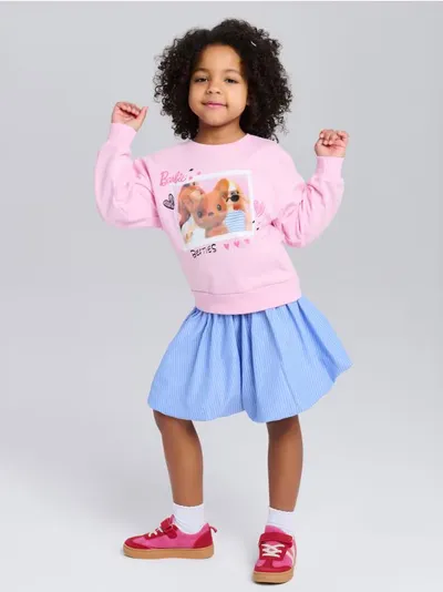 Crewneck dukserica sa printom Barbie