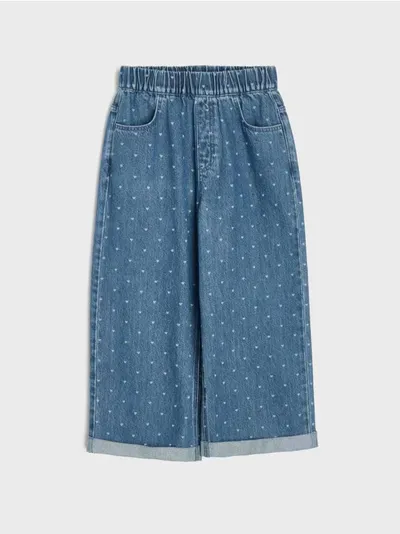 Wide leg farmerke sa ispranim efektom