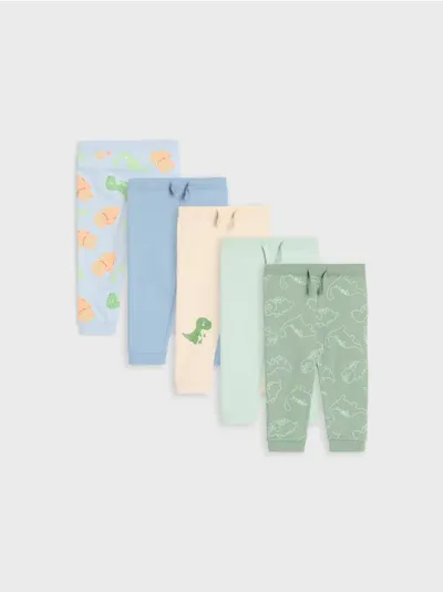 Jogger trenerke s printom dinosaura 5 pack