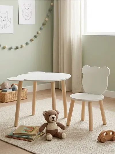Set stola i stolice s motivom medvjedića 2 pack