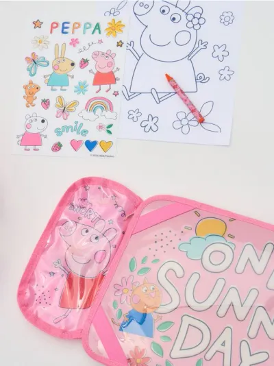 Kreativni set sa bojankama i naljepnicama 19 pack Peppa Pig