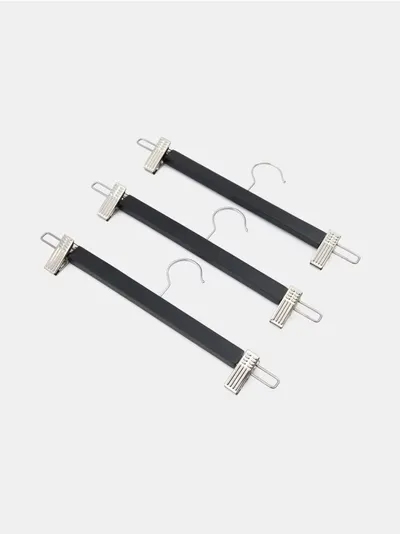 Drvene vješalice s klipsama 3 pack