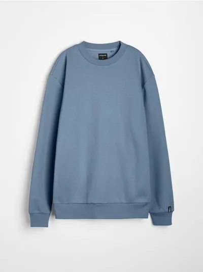Basic crewneck dukserica sa dodatkom pamuka
