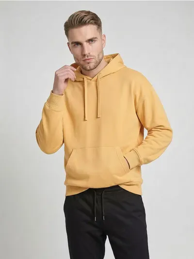 Comfort fit dukserica s kapuljačom i dodatkom pamuka