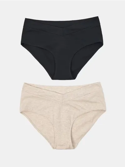 Hipster gaćice od pamuka sa visokim strukom 2 pack