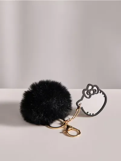 Privjesak u obliku pompona sa ogledalcem Hello Kitty