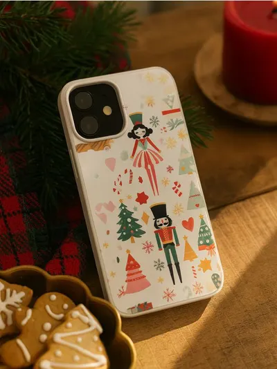 Božićna maskica za iPhone 13/14, 15 Pro, 16 Pro