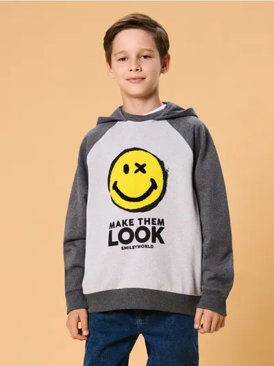 Hoodie s printom SmileyWorld®
