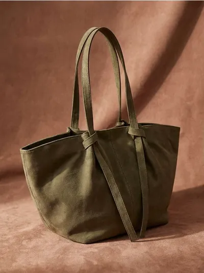 Shopper torba od imitacije brušene kože