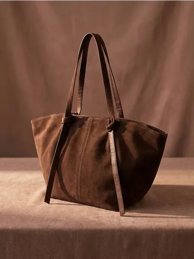 Shopper torba od imitacije brušene kože