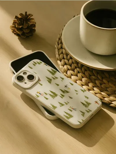 Zimska maskica za iPhone 15, 15 Pro, 16 Pro