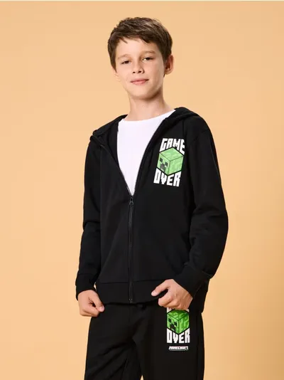 Hoodie s printom Minecraft