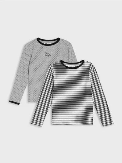 Rebraste majice s dodatkom viskoze 2 pack