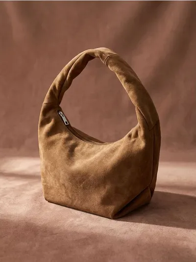 Hobo torba za rame od imitacije antilopa