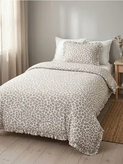 Set posteljine s leopard dezenom i karnerima