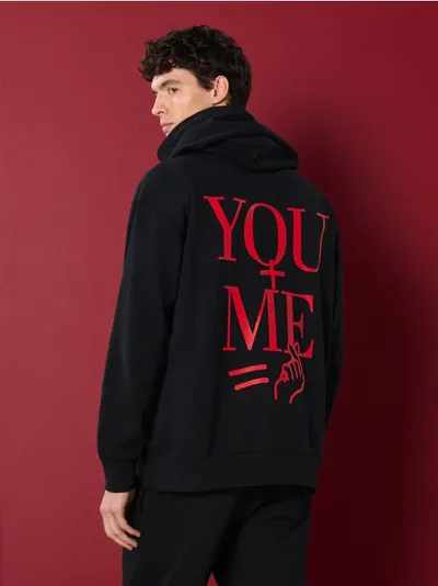 Hoodie s printom