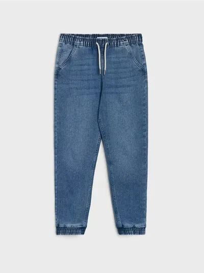 Traperice jogger s efektom pranja