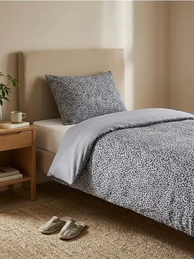 Dvostrani komplet posteljine s leopard uzorkom