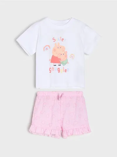 Komplet majice i šorca Peppa Pig