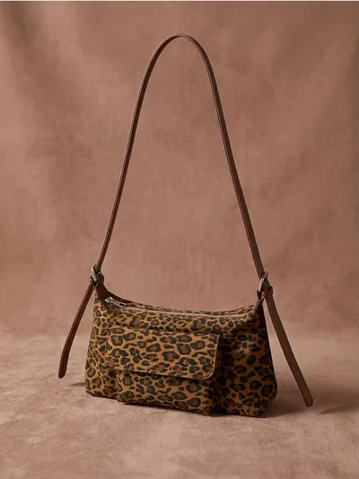 Torba za rame s leopard uzorkom