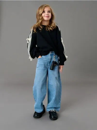 Klasične wide leg traperice