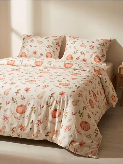 Set posteljine od mikrofibre s jesenskim motivom