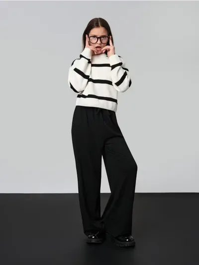 Wide leg hlače