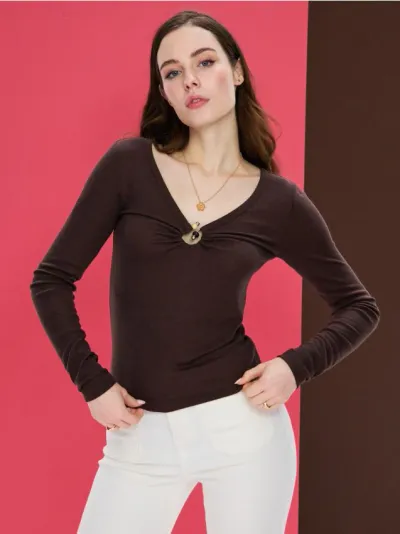 Bluza sa dodatkom viskoze