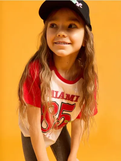 Pamučna majica s natpisom Miami
