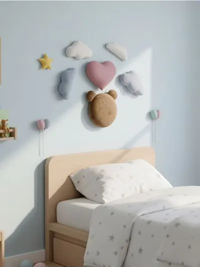 Tapacirani panel u obliku srca