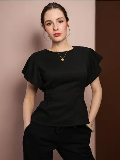 Bluza s naborom u struku