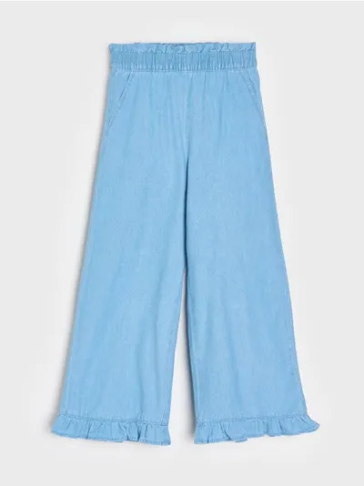 Wide leg farmerke