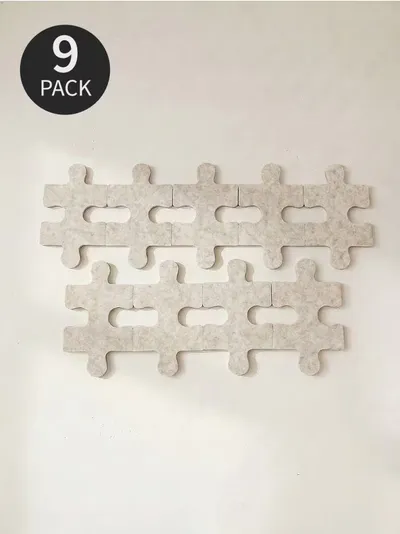 Set filcanih zidnih panela u obliku slagalice 9 pack