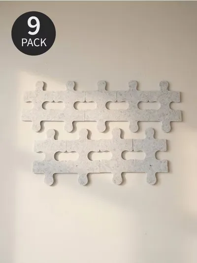 Set filcanih zidnih panela u obliku slagalice 9 pack