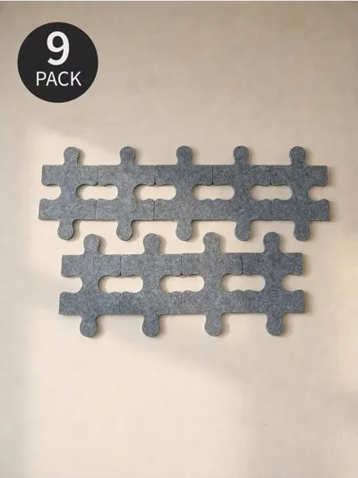 Set filcanih zidnih panela u obliku slagalice 9 pack