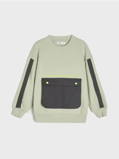 Crewneck dukserica s kengur džepom