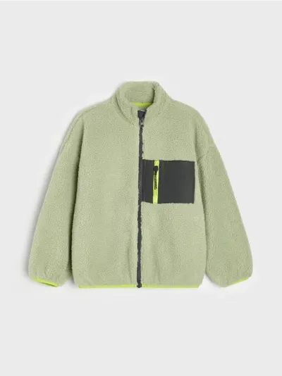 Dukserica sherpa loose fit