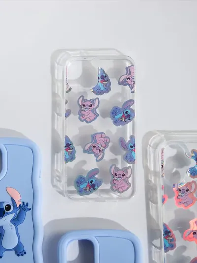 Maska za iPhone 13/14 s holografskim efektom Stitch