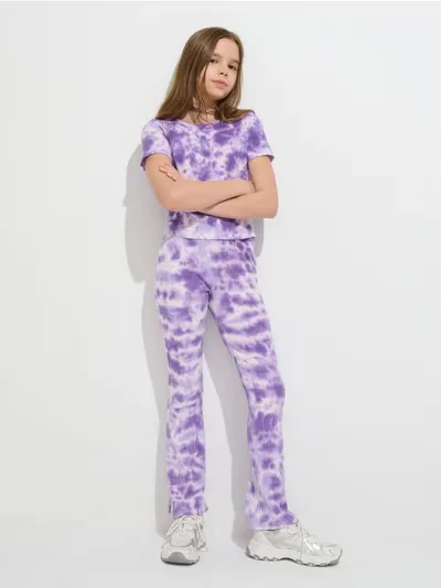 Flare tajice sa tie-dye uzorkom