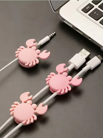 Set držača za kablove s motivom raka 4 pack