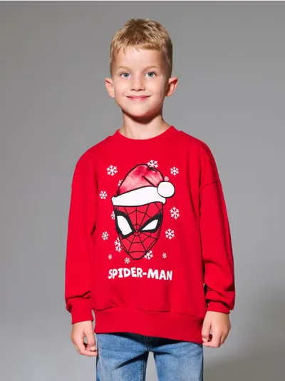 Dukserica s okruglim izrezom i printom Spider-Man
