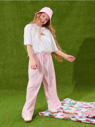 Culotte hlače na pruge