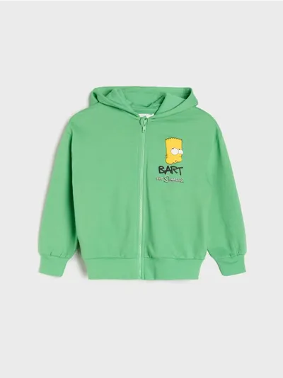 Dukserica na patent sa kapuljačom Bart The Simpsons