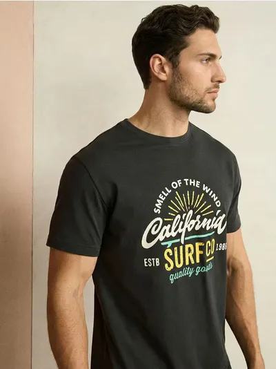 Pamučna majica s natpisom California