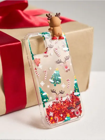 Božićna maska za iPhone 11/XR sa motivom irvasa
