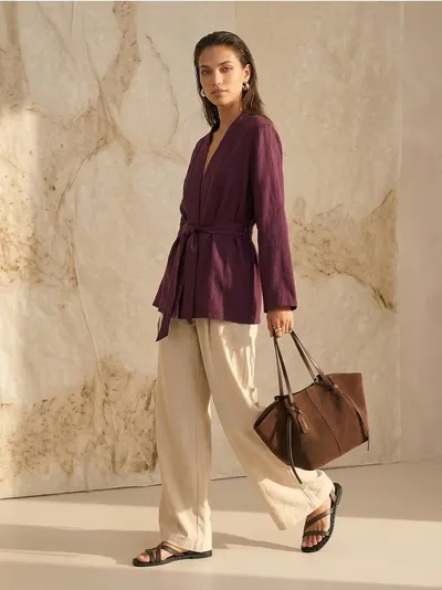 Culotte pantalone sa viskozom