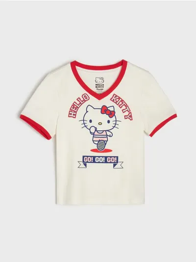 Pamučna majica s printom Hello Kitty